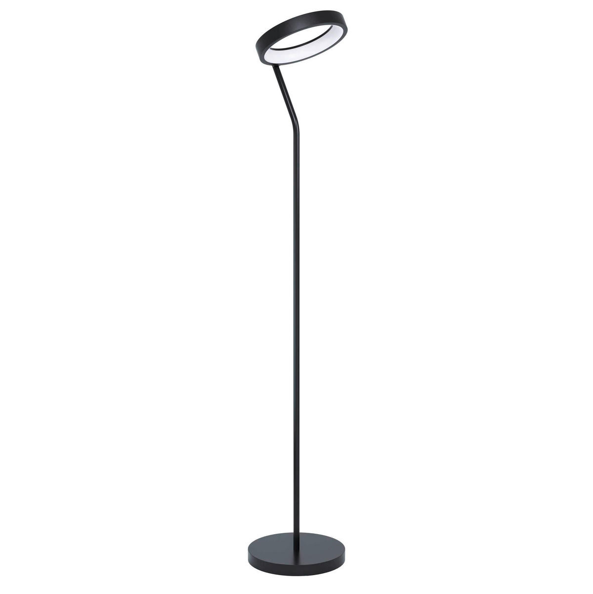 STOJACÍ LAMPA, 27/30,5/169 cm - bílá/černá, Design, kov/plast (27/30,5/169cm) - Eglo
