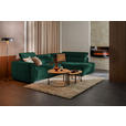 ECKSOFA in Feincord Waldgrün  284/205 cm  - Waldgrün/Schwarz, Design, Kunststoff/Textil (284/205cm) - Xora