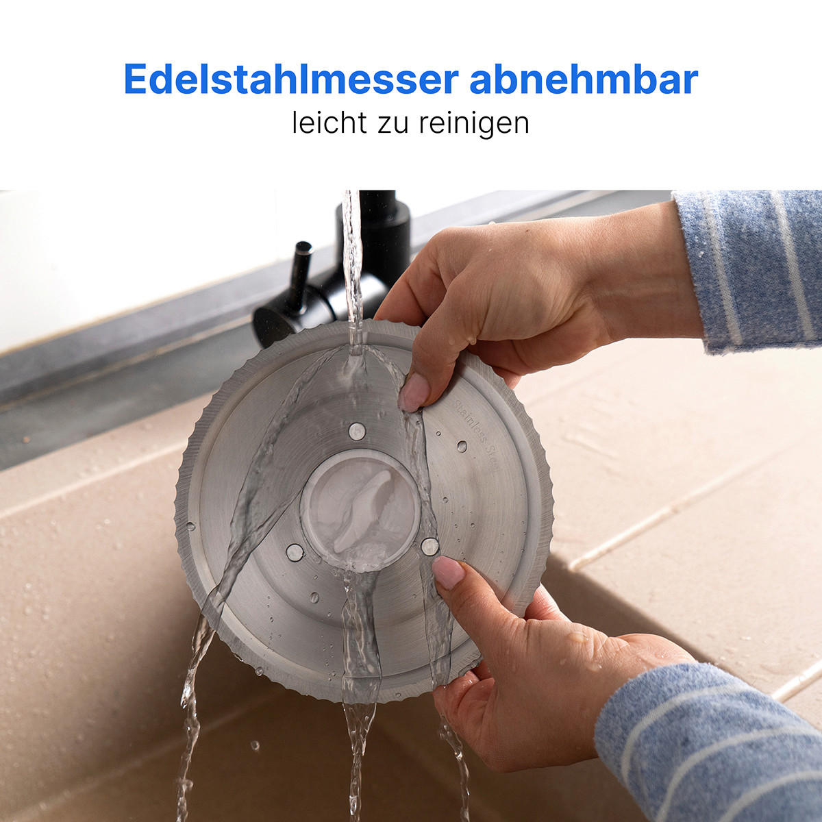 ALLESSCHNEIDER   - Weiß, Kunststoff/Metall (29,5/24/33,5cm) - Clatronic