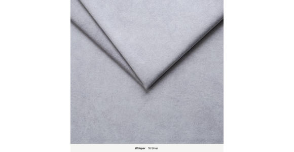 BOXBETT 160/200 cm  in Silberfarben  - Silberfarben/Schwarz, Basics, Kunststoff/Textil (160/200cm) - Carryhome