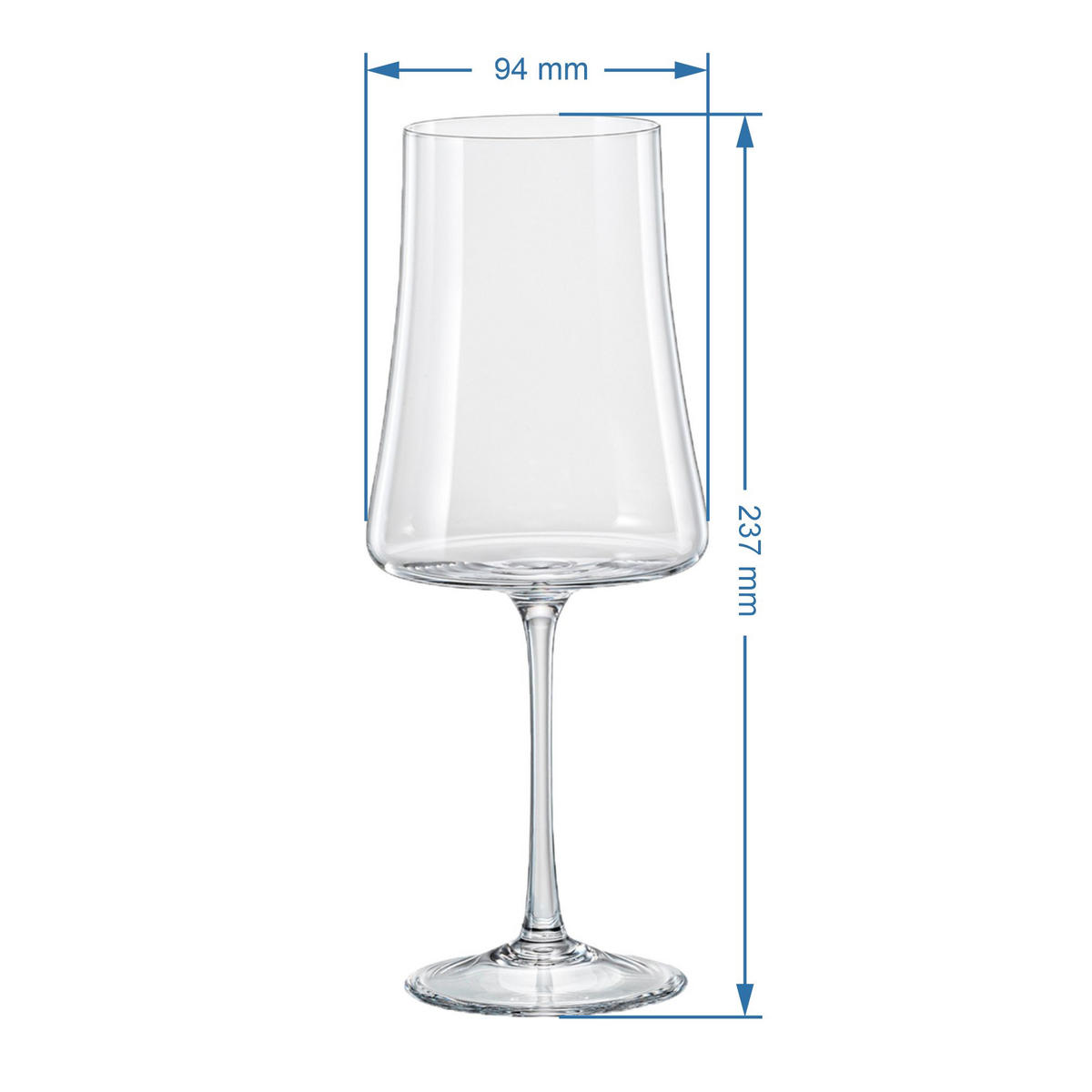 GLÄSERSET Bardolino 18-teilig  - Transparent, Konventionell, Glas - Novel
