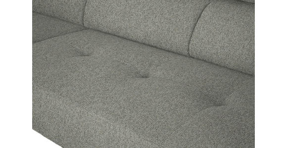 ECKSOFA in Struktur Hellgrau 205/280 cm - Hellgrau/Schwarz, Design, Textil/Metall (205/280cm) - Xora