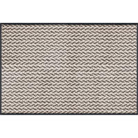 FUßMATTE  60/90 cm  Beige  - Beige, KONVENTIONELL, Kunststoff/Textil (60/90cm) - wash+dry