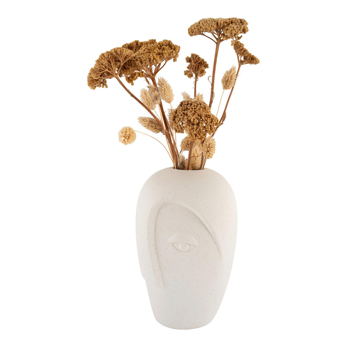 VASE  - Sandfarben, Basics, Keramik (12,5/19,5/13cm)