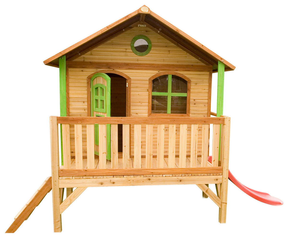 LEKHUS 349/233/212 cm  - vit/röd, Klassisk, trä/plast (349/233/212cm)