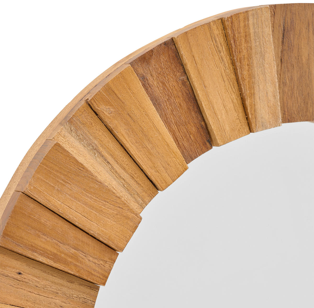 STENSKO OGLEDALO, 60/60/4 cm les, steklo  - barva tikovine, Trend, steklo/les (60/60/4cm) - Landscape