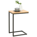 BEISTELLTISCH in Holz, Metall, Holzwerkstoff 40/30/60 cm  - Eichefarben/Schwarz, Design, Holz/Holzwerkstoff (40/30/60cm) - Carryhome