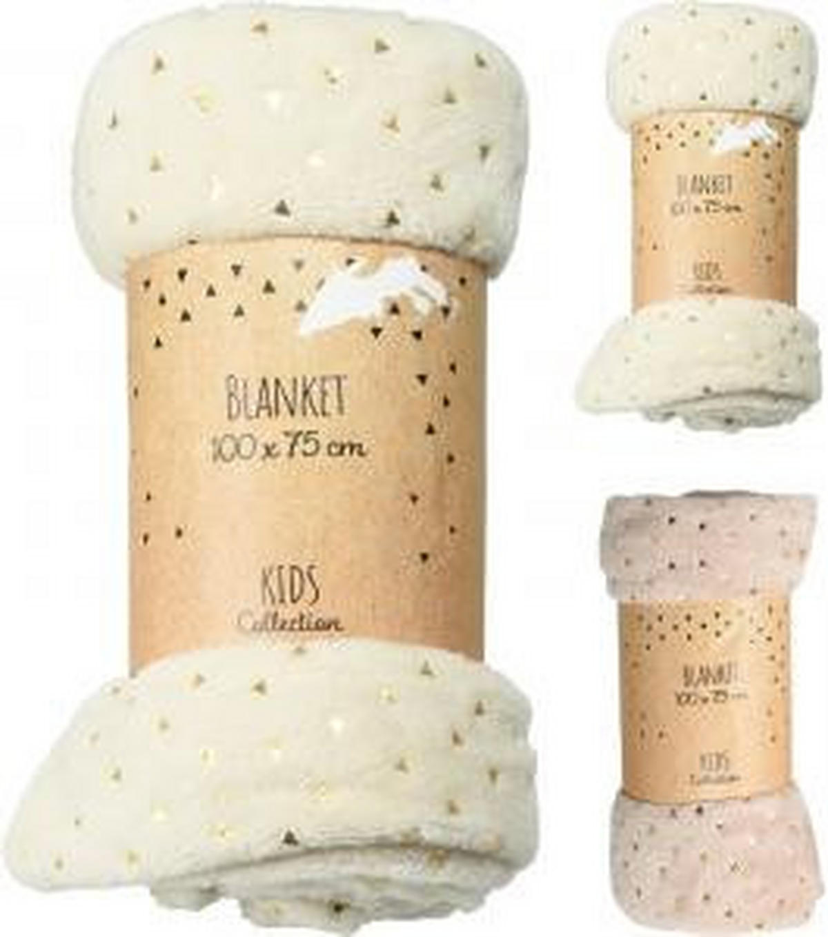 BABYFILT med gosedjur  100/75 cm  - multicolor, Design, textil (100/75cm)