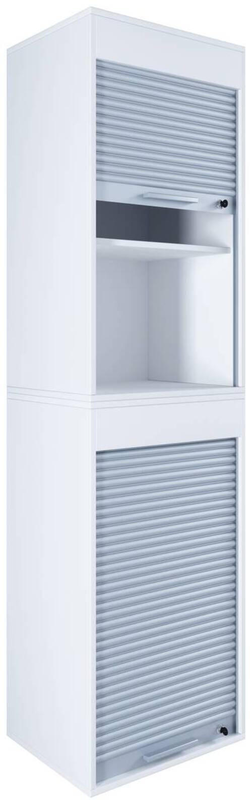 AKTENSCHRANK 50/186/40 cm  - Weiß, MODERN, Holzwerkstoff/Kunststoff (50/186/40cm) - MID.YOU