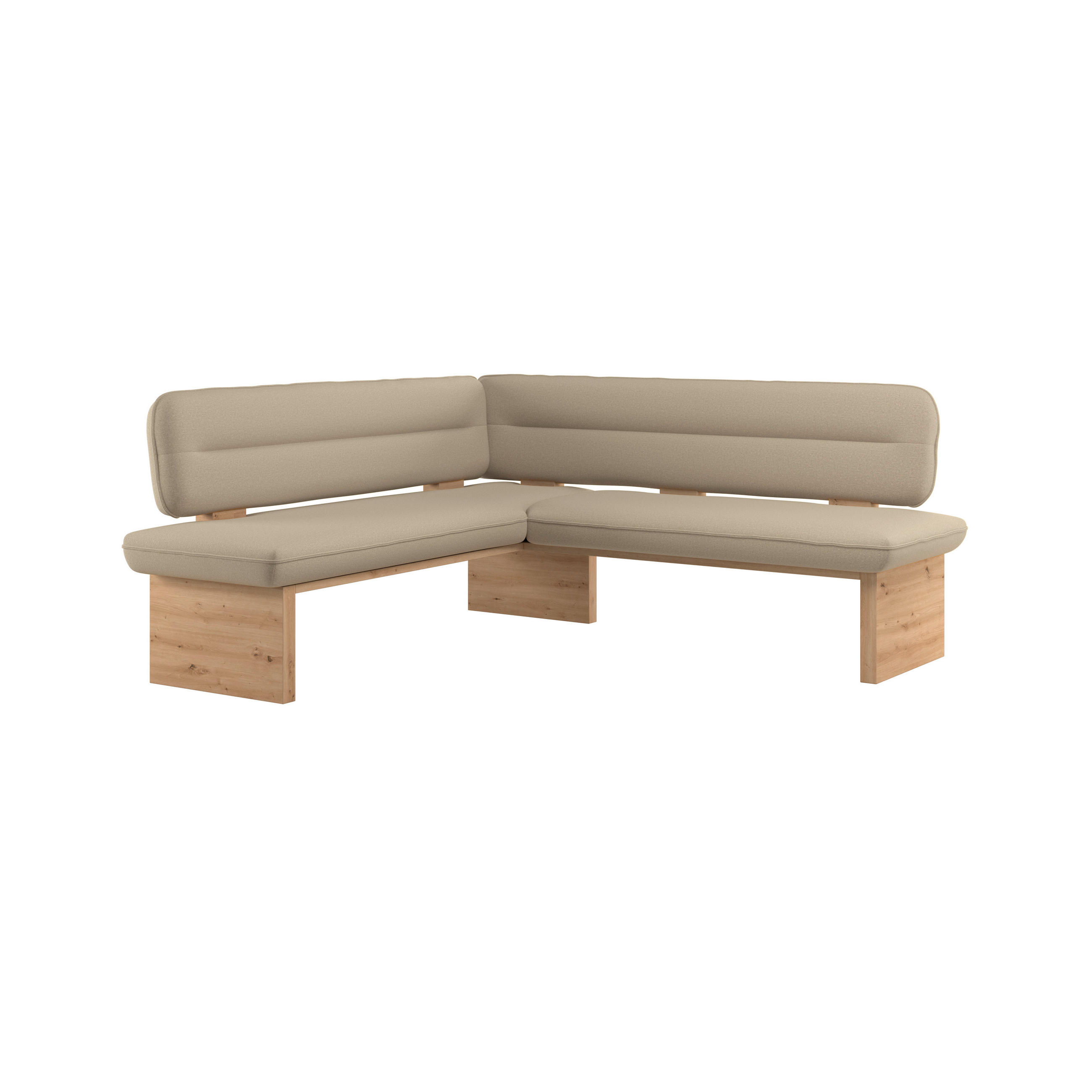 P & B Eckbank Beige 232x170 cm