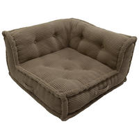ECKELEMENT in gerippt   - Beige, Design, Textil (80/43/80cm) - P & B