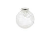 DECKENLEUCHTE Luce Ambiente e Design 25/25 cm   - Chromfarben/Weiß, LIFESTYLE, Glas/Metall (25/25cm)