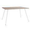 SCHREIBTISCH 80/50/70 cm  in Weiß, Sonoma Eiche  - Weiß/Sonoma Eiche, MODERN, Holzwerkstoff/Metall (80/50/70cm) - MID.YOU