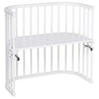 BEISTELLBETT Babybay Original  - Weiß, Basics, Holz (46/79/87cm) - Babybay