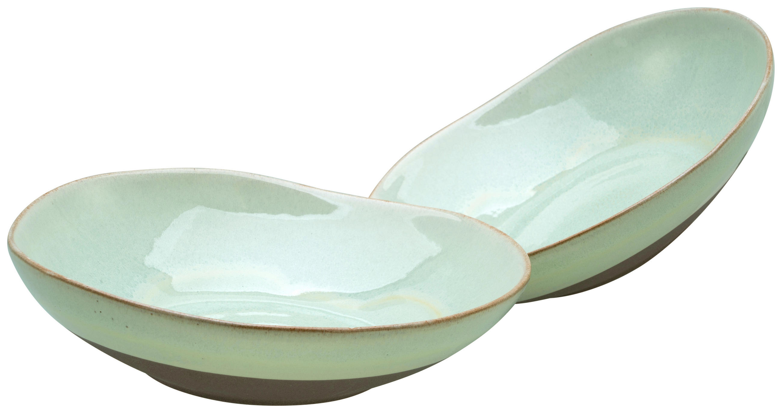 SCHÜSSELSET 2-teilig   - Salbeigrün, Trend, Keramik (22,5cm) - Creatable