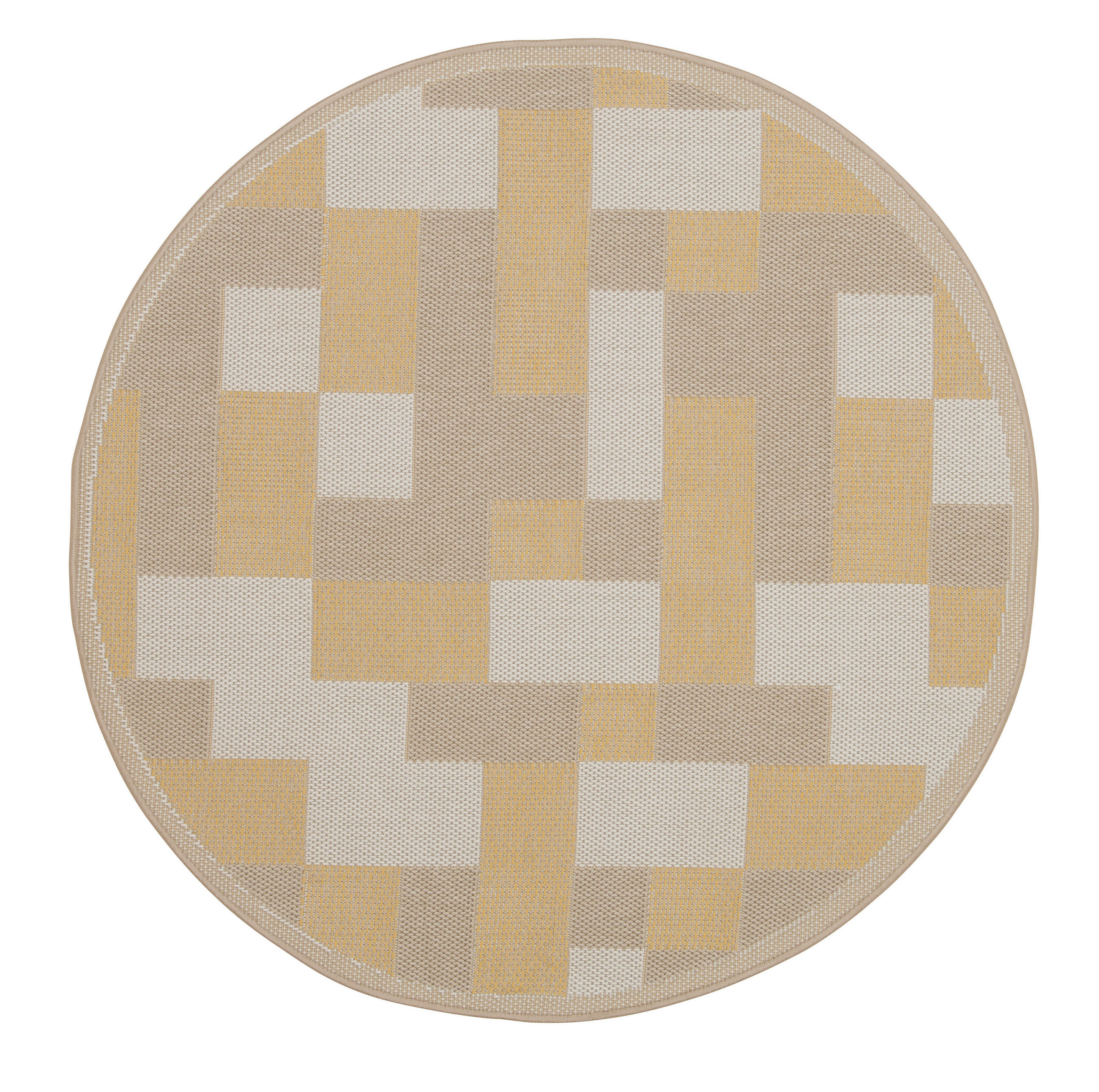 OUTDOORTEPPICH 120 cm Gelb  - Gelb, Design, Textil (120cm) - Ambia Garden