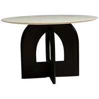 ESSTISCH in Holz, Stein 120/76/120 cm  - Walnussfarben/Weiß, MODERN, Holz/Stein (120/76/120cm) - Livetastic