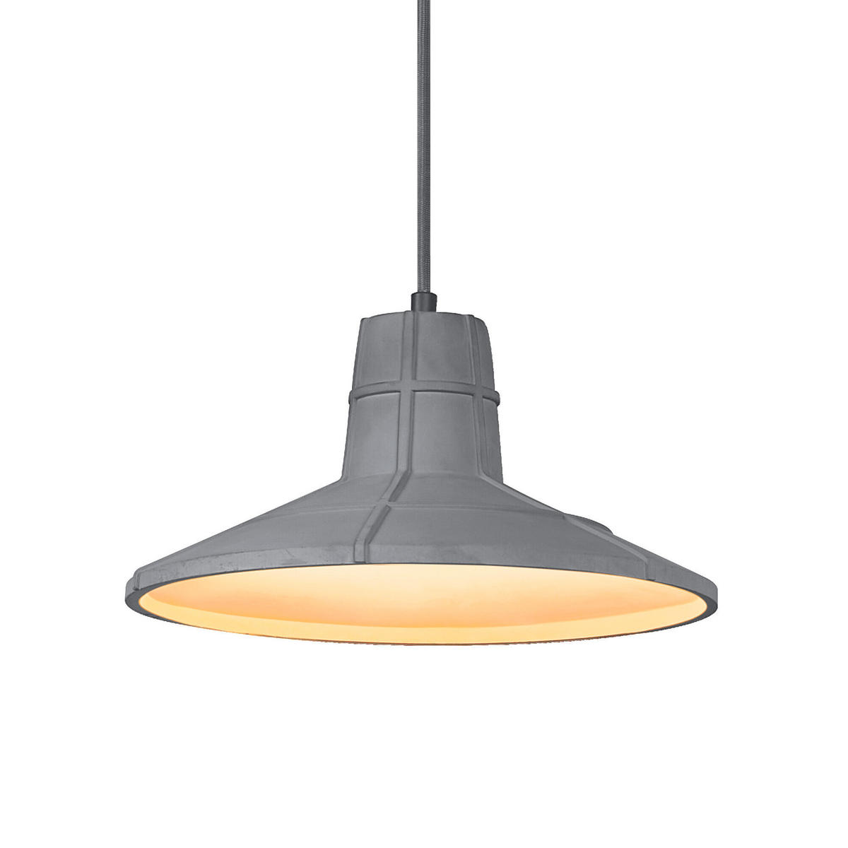 PENDELLEUCHTE 32,5/121,5 cm   - Dunkelgrau, KONVENTIONELL, Stein/Metall (32,5/121,5cm) - Ledvance