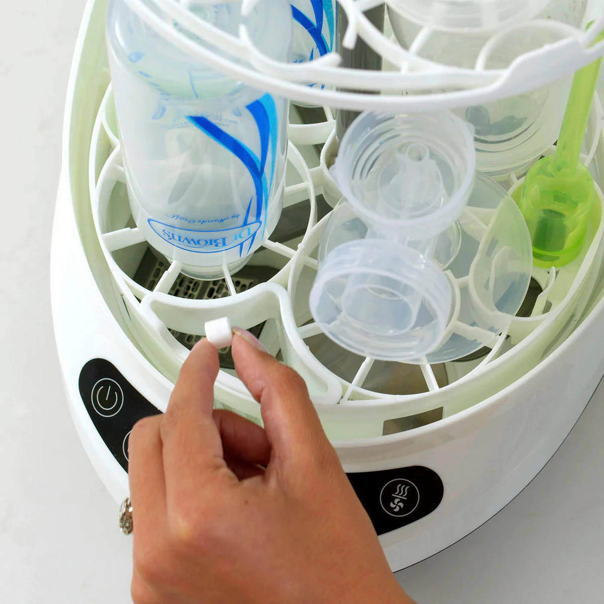 DAMPFSTERILISATOR BottleWasherPro Reinigungstabs  - Basics, Kunststoff (10,5/12,4/7cm) - Baby Brezza