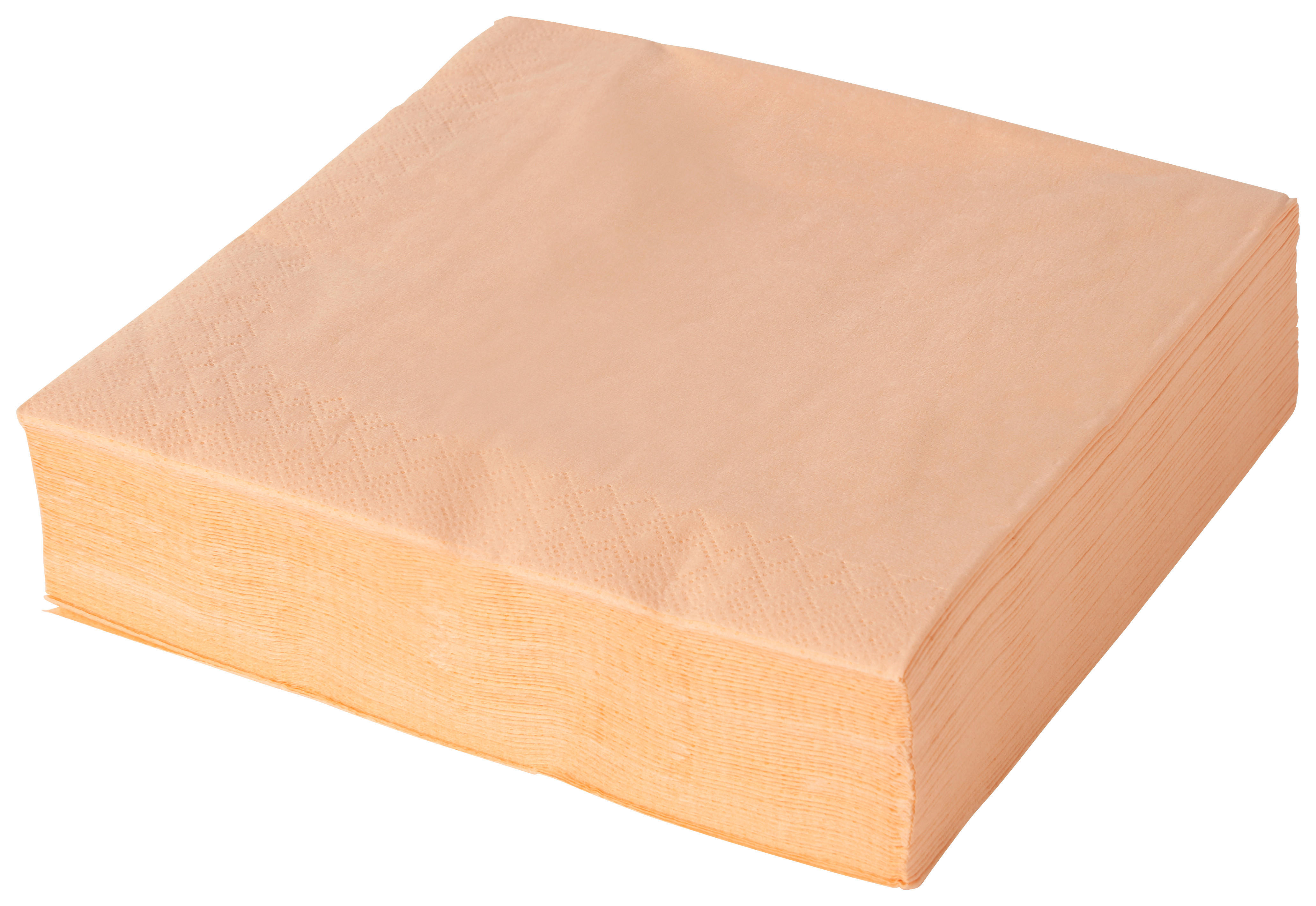 SALVETA 40/40 cm   - narančasta, Konvencionalno, papir (40/40cm) - Xxxlpack