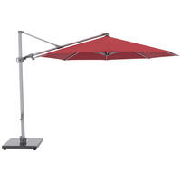 AMPELSCHIRM  340/340 cm  - Bordeaux/Silberfarben, Basics, Textil/Metall (340/340cm) - Doppler