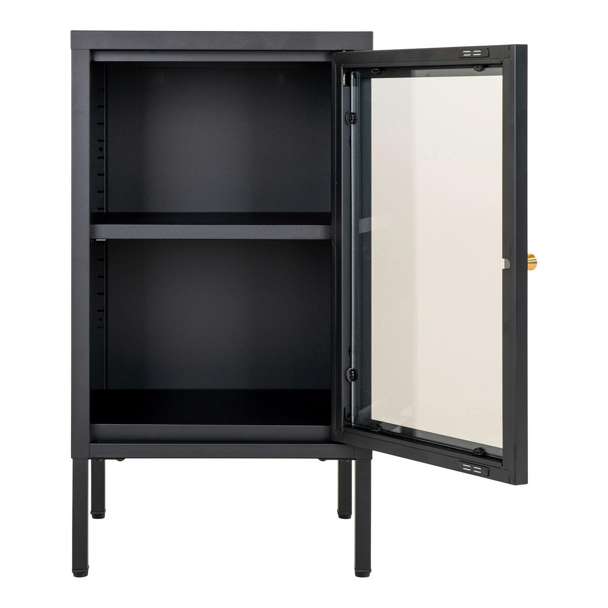 GARDEROBENSCHRANK DALBY  in 38/70/35 cm  - Transparent/Messingfarben, Design, Glas/Metall (38/70/35cm) - MID.YOU