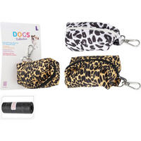 HUNDEKOTBEUTEL - Hellbraun/Schwarz, Trend, Textil (9/5/4cm)