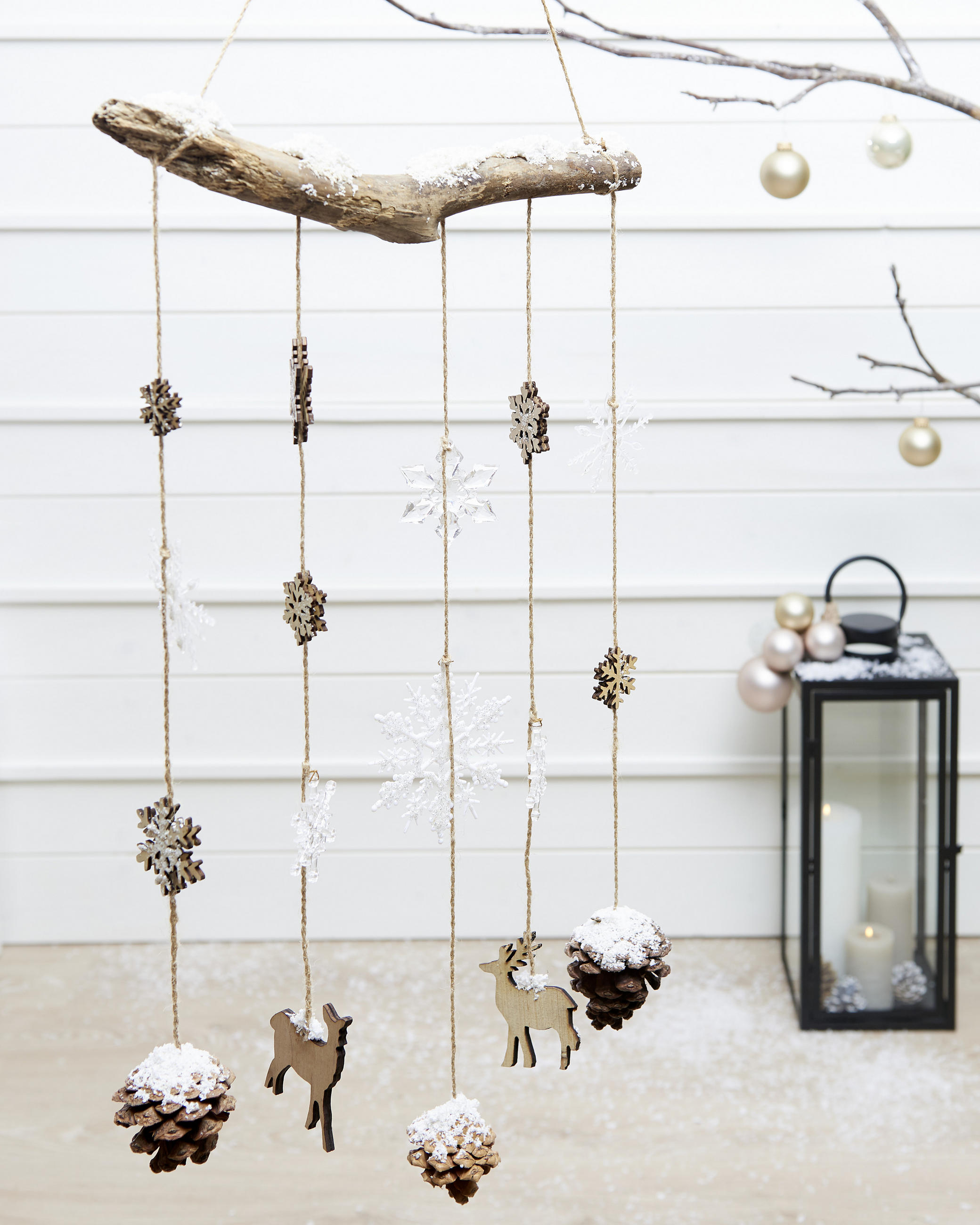 DEKOHÄNGER  - Naturfarben, LIFESTYLE, Holz/Kunststoff (5,0/35,0/75,0cm) - X-Mas