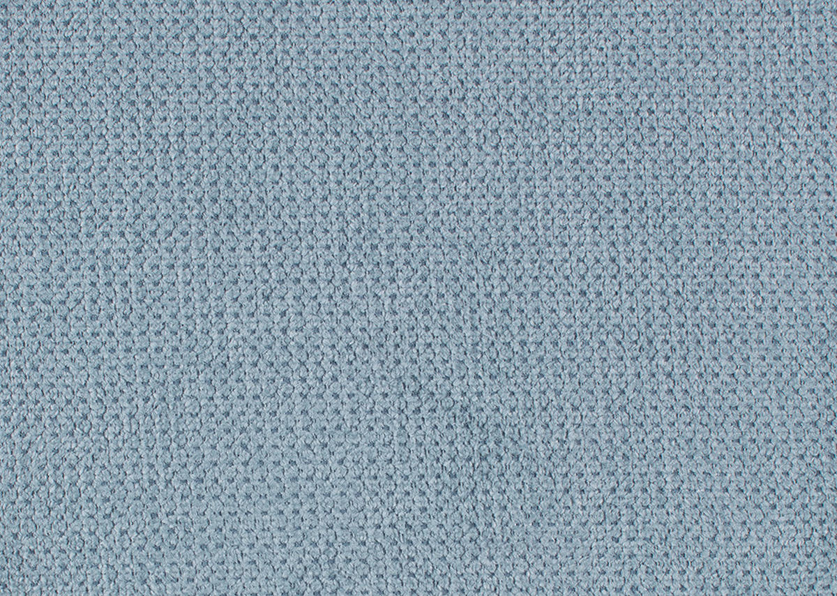 HOCKER in Textil Blau  - Blau/Edelstahlfarben, Design, Textil/Metall (120/43/70cm) - Hom`in