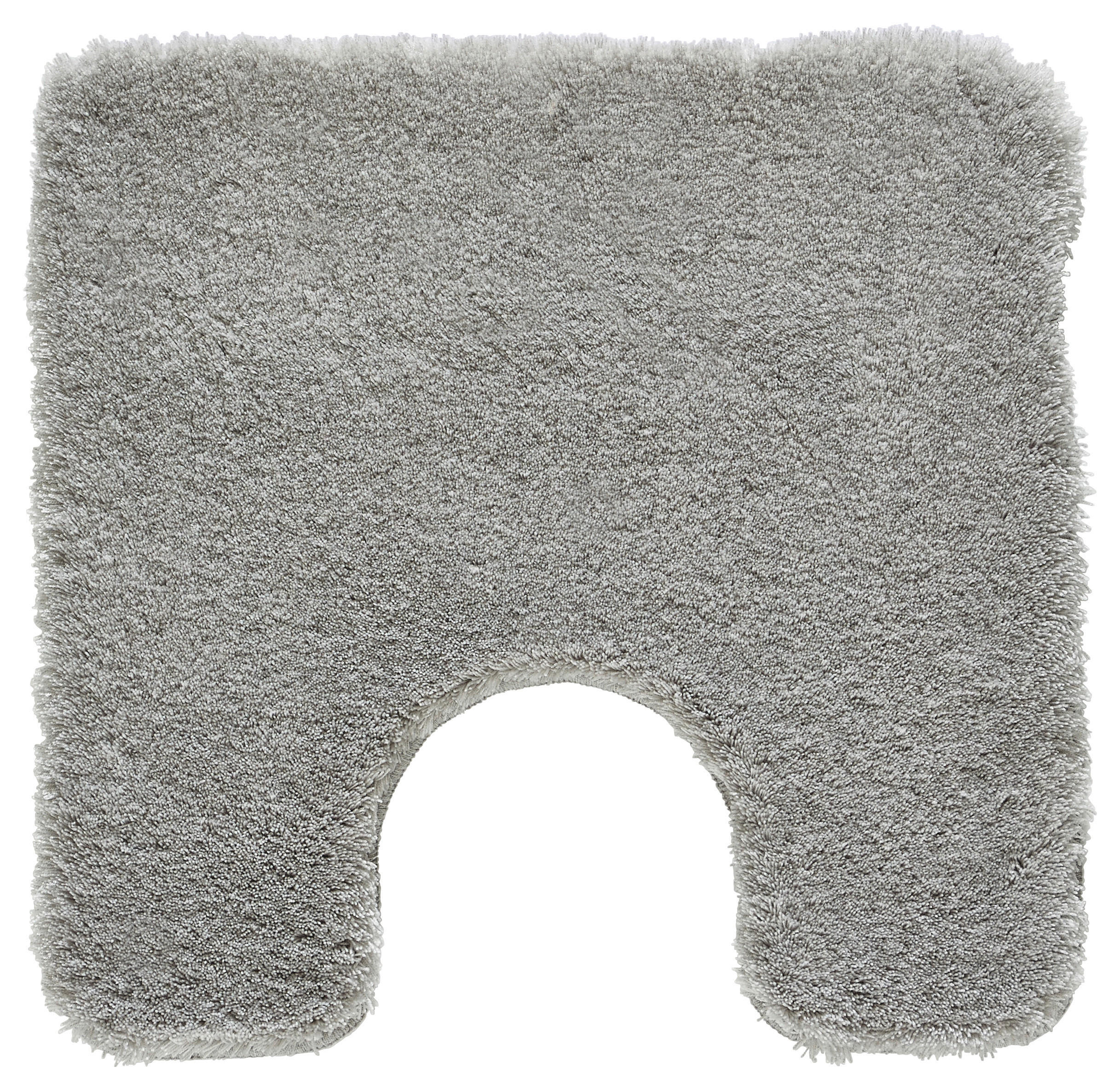 BADTEPPICH Relax 55/55 cm - Grau, Basics, Kunststoff/Textil (55/55cm) - Kleine Wolke