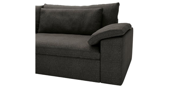 ECKSOFA  in Webstoff Anthrazit  198/306 cm  - Anthrazit/Schwarz, MODERN, Kunststoff/Textil (198/306cm) - Carryhome