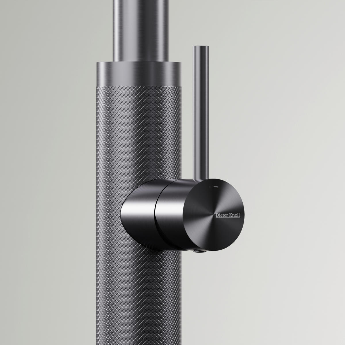 KÜCHENARMATUR  - Dunkelgrau, Design, Metall (4,3/45,4/23cm) - Dieter Knoll