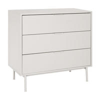 KOMMODE , 80/80/40 cm, 3 Schublade(n)  - Kaschmir, Design, Holzwerkstoff/Metall (80/80/40cm) - MID.YOU