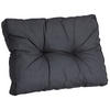 RÜCKENKISSEN  - Schwarz, Basics, Textil (60/43/8cm)