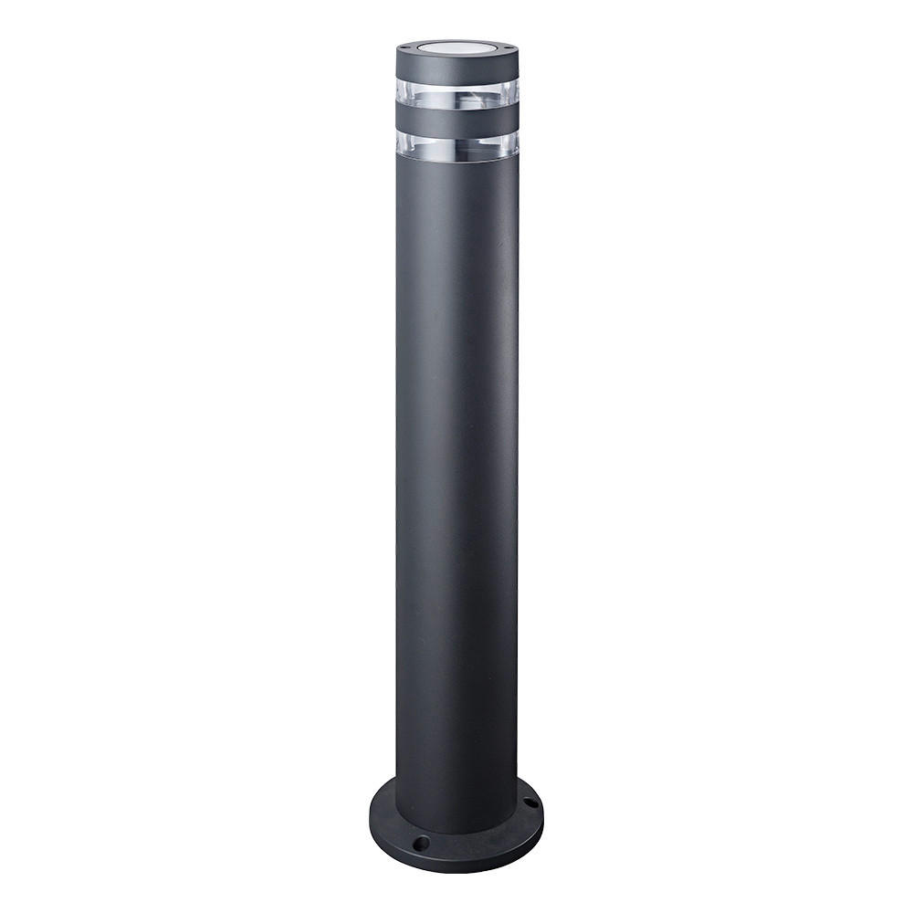 LAMPADAR - străveziu/negru, Basics, plastic/metal (13/50/13cm)