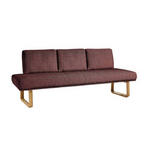 SITZBANK 224/92/78 cm  in Rosa  - Eichefarben/Rosa, Design, Holz/Textil (224/92/78cm) - Dieter Knoll