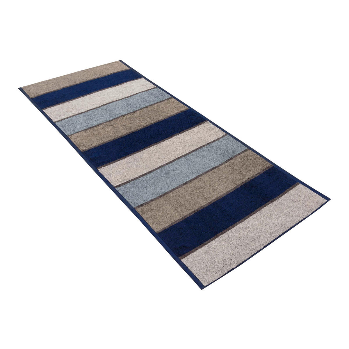 PEŠKIR ZA SAUNU AMIGO  plava 200/80 cm  - plava, Osnovno, tekstil (200/80cm) - Vossen