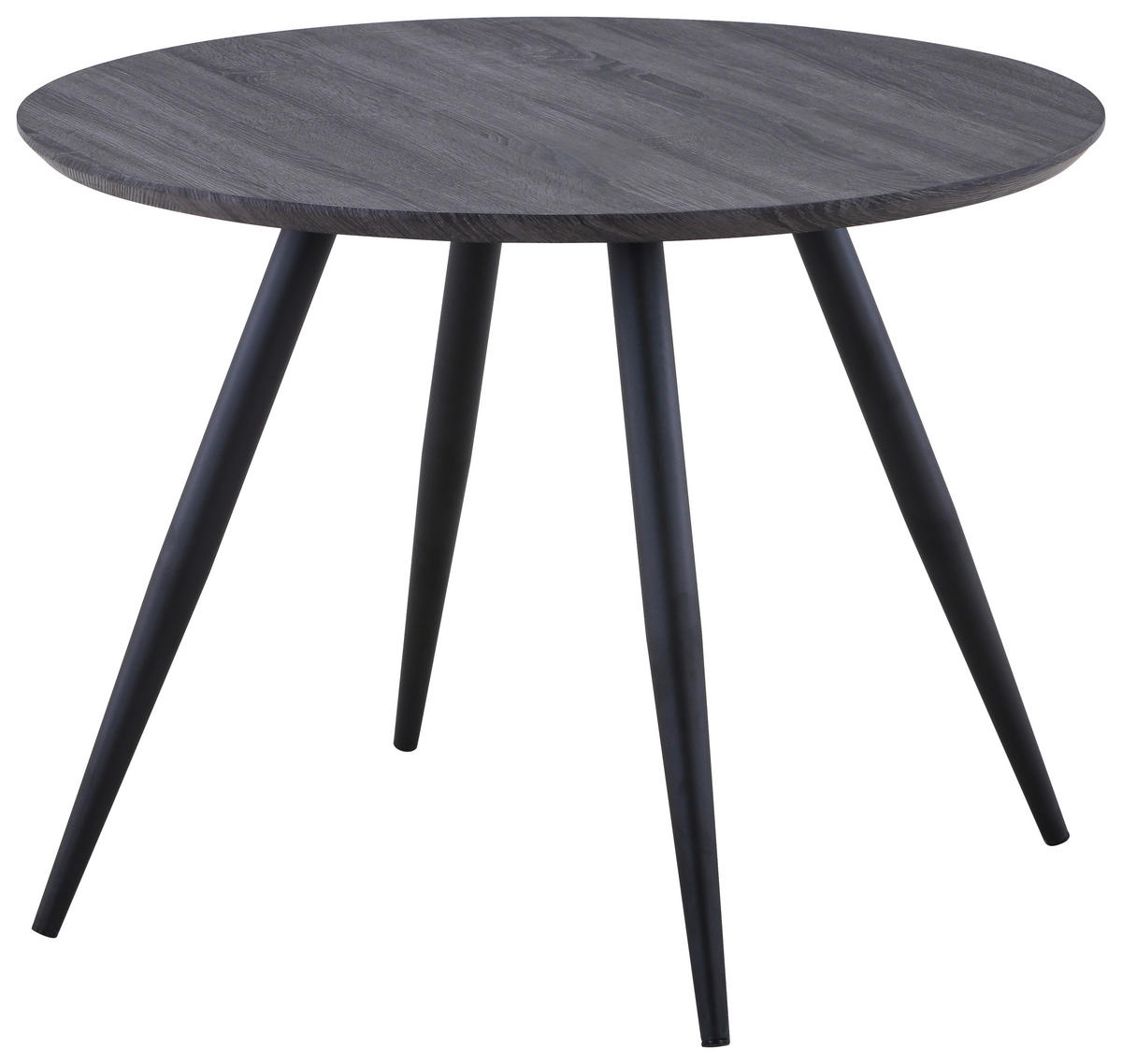 STOL ZA BLAGOVAONICU  crna, boje oraha  metal, drvni materijal      - boje oraha/crna, Design, drvni materijal/metal (100/75/100cm) - Carryhome