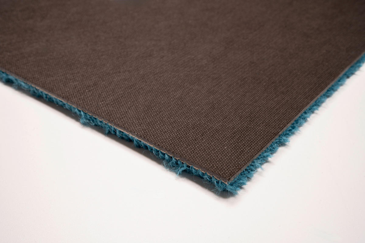 TEPPICHFLIESE 50/50 cm  in Türkis  - Türkis, Basics, Textil (50/50cm)