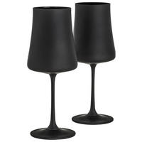 GLÄSERSET 2-teilig  - Schwarz, Basics, Glas (460ml) - Novel