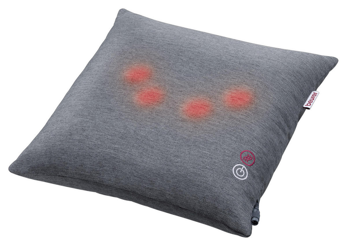 MASSAGEKISSEN - Grau, Konventionell, Textil (40/40/10cm) - Beurer