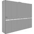 DREHTÜRENSCHRANK in Braun - Braun, Design, Holzwerkstoff/Metall (292,5/238/63cm) - Joop!