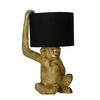 TISCHLEUCHTE 30/30/45 cm   - Goldfarben/Schwarz, Trend, Kunststoff/Textil (30/30/45cm) - Lucide