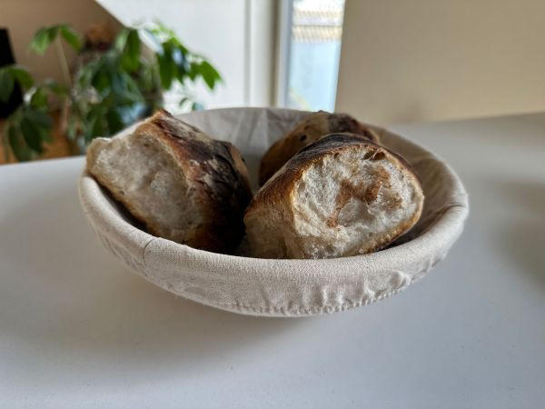 KALUP ZA KRUH drvo - prirodne boje, Basics, tekstil/drvo (25/25/8cm) - Kesper