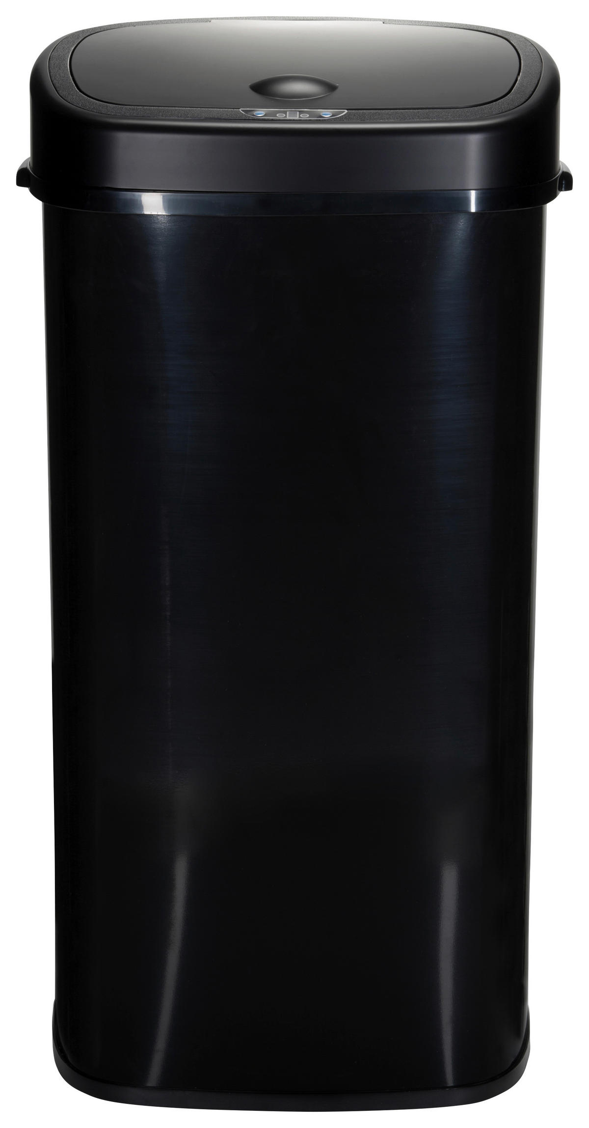 ABFALLSAMMLER 68 L  - Silberfarben/Schwarz, MODERN, Kunststoff/Metall (40/78/29cm) - MID.YOU