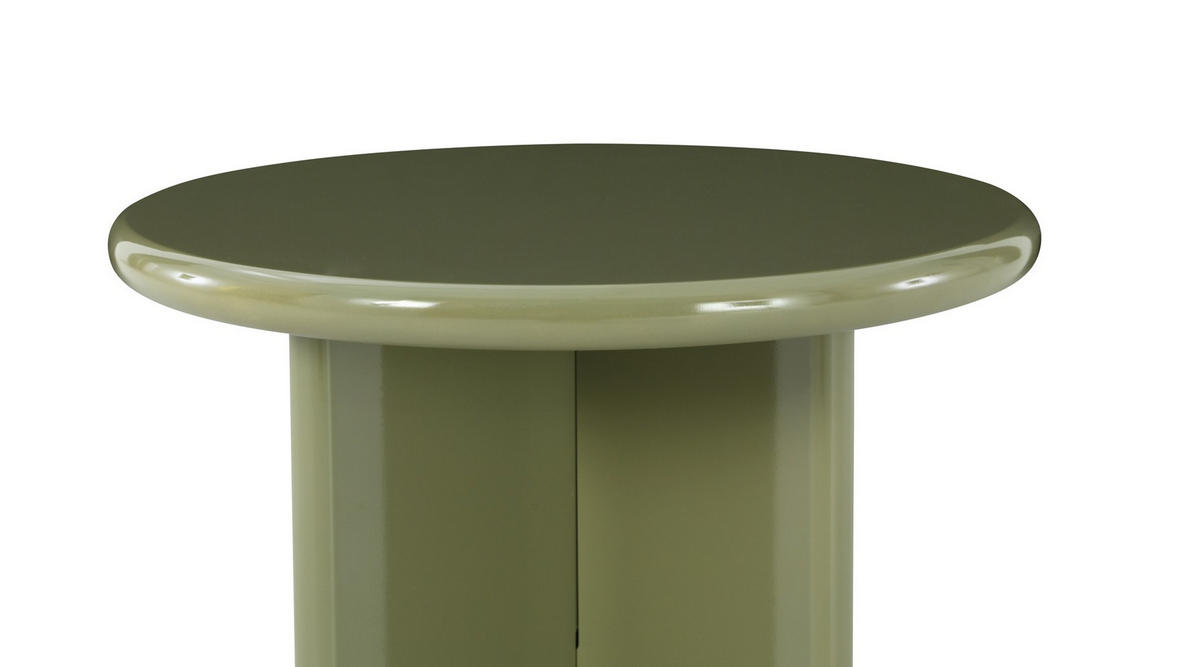 COUCHTISCH 50/50/45 cm rund Grün  - Grün, Design, Holzwerkstoff (50/50/45cm) - MID.YOU