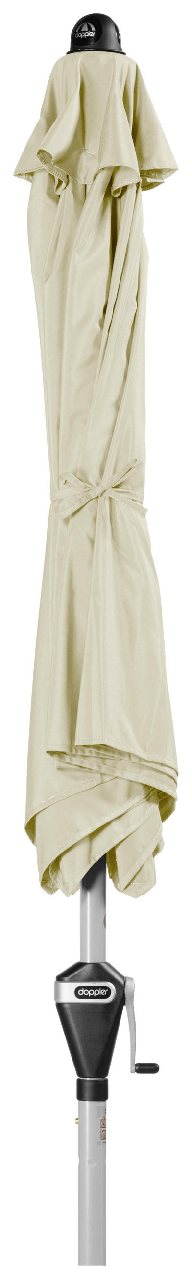 SONNENSCHIRM 210 cm Naturfarben  - Silberfarben/Naturfarben, Basics, Textil/Metall (210/210cm) - Doppler