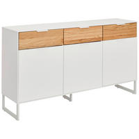 SIDEBOARD 152/85/40 cm  - Eichefarben/Weiß, Design, Holz/Holzwerkstoff (152/85/40cm) - MID.YOU