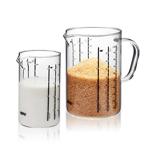 MESSBECHERSET - Transparent, Basics, Glas (11,5/16/15cm) - Gefu