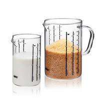 SET MENZURA - providno, Osnovno, staklo (500 + 1000ml) - Gefu
